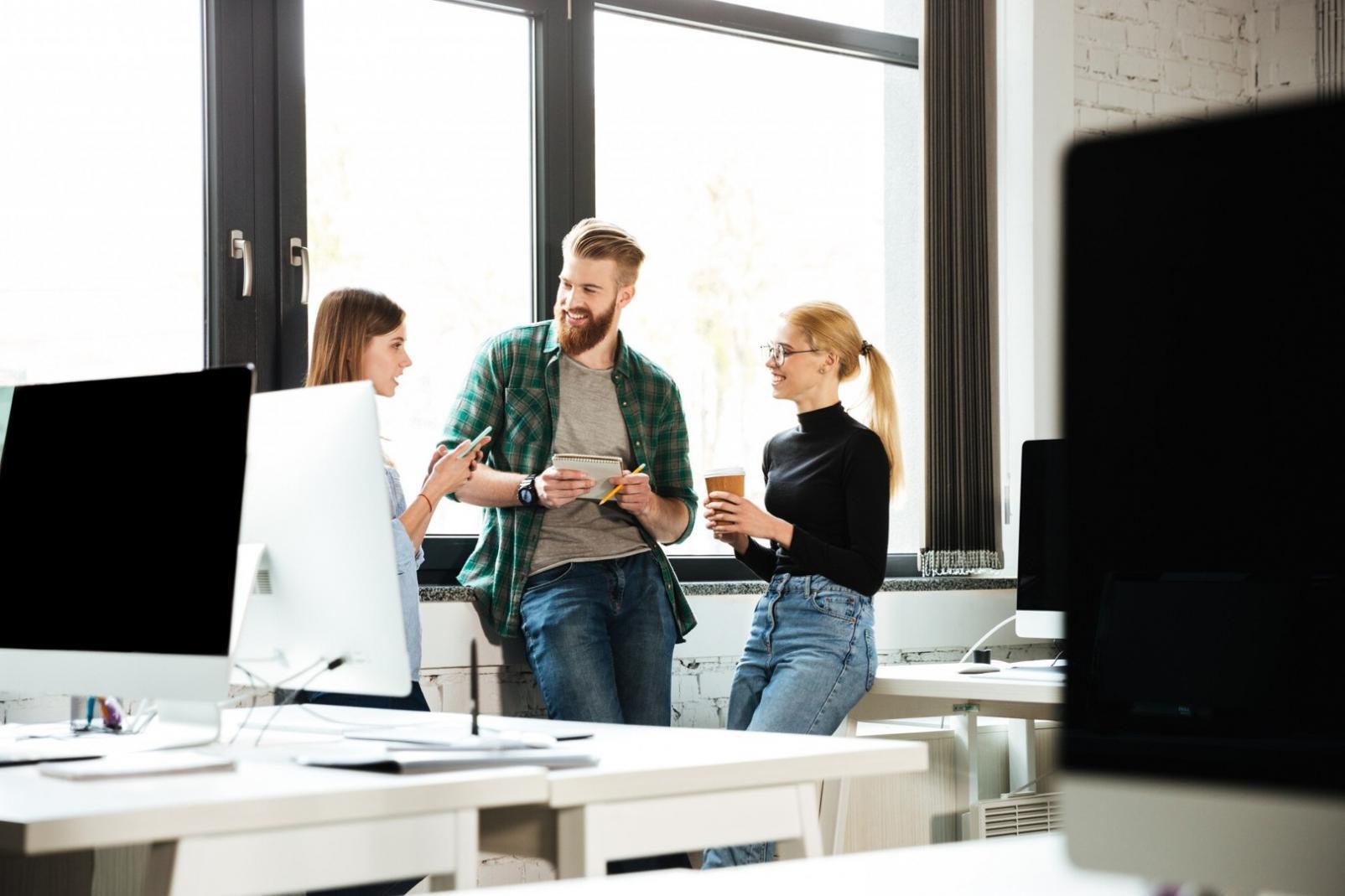 Financial planning meeting with budget documentation