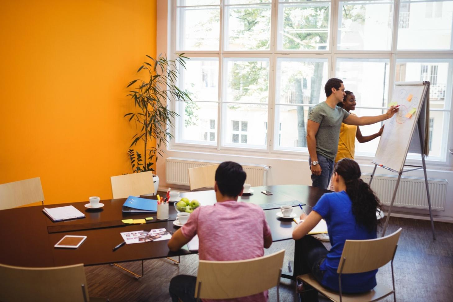 Professional event budget planning consultation workspace